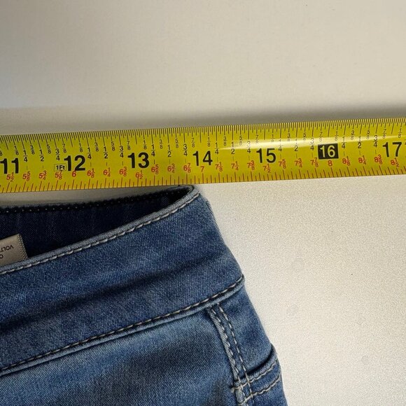 Seven7 High Rise Ankle Skinny Jeans | Size 10 | Embroidered 7 Back Pockets - Picture 12 of 12